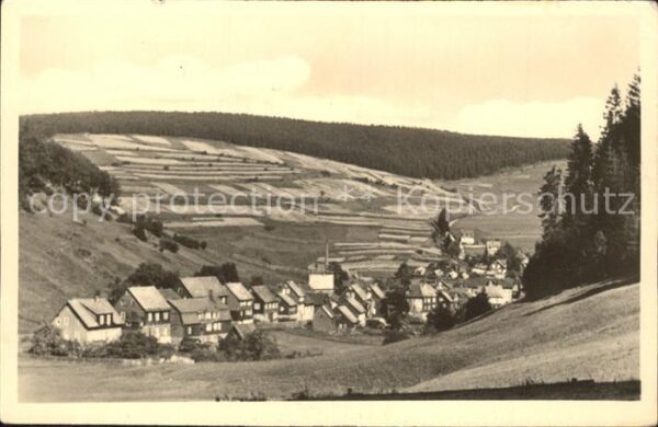 Fehrenbach Thueringer Wald Ortsansicht