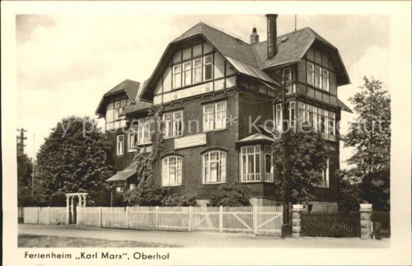 Oberhof Thueringen Ferienheim Karl Marx