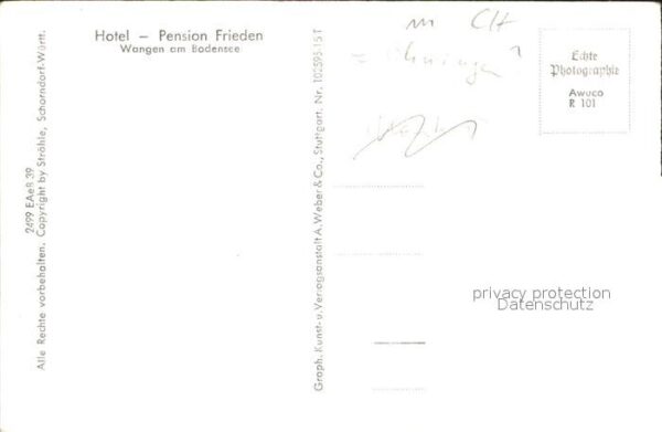 Wangen Bodensee Pension Frieden Fliegeraufnahme – Bild 2