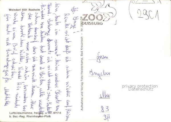 Roxheim Bobenheim Fliegeraufnahme Weindorf – Bild 2