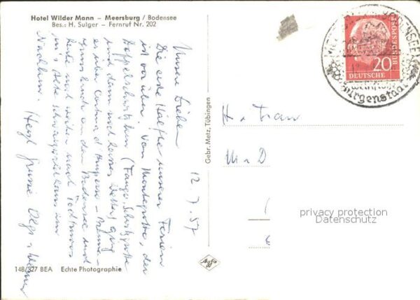 Meersburg Bodensee Hotel Wilder Mann – Bild 2