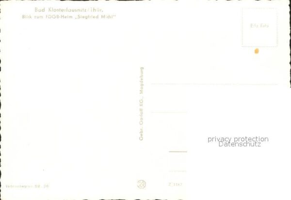 Bad Klosterlausnitz FDGB Heim Siegfried Michl Ortsstrasse – Bild 2