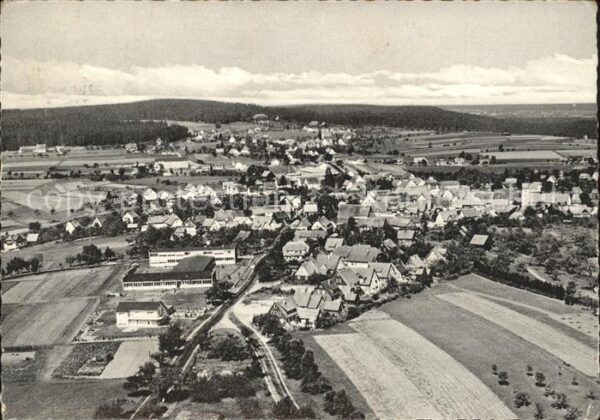 Rodt Lossburg Höhenluftkurort Schwarzwald Fliegeraufn