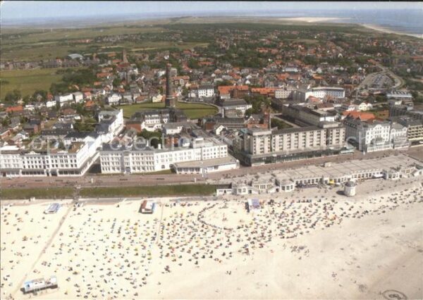 Borkum Nordseeinsel Fliegeraufnahme