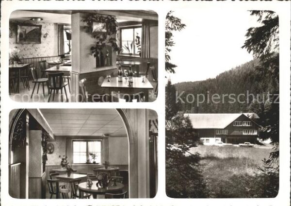 Bonndorf Schwarzwald Gasthaus Pension Walkenmühle Steinatal