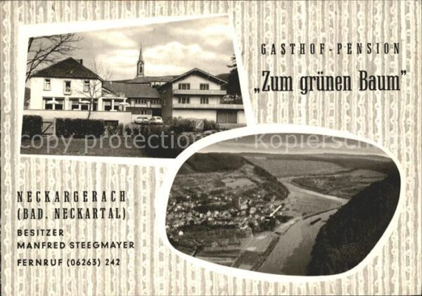 Neckargerach Gasthof Pension Zum grünen Baum Neckart