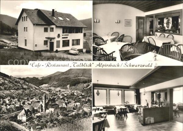 Alpirsbach Cafe Restaurant Talblick Panorama Kurst