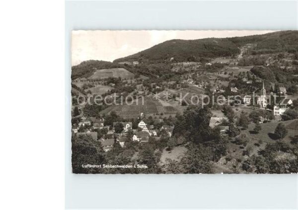 Sasbachwalden Gesamtansicht Luftkurort Schwarzwald