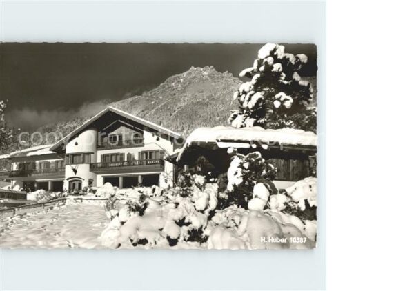 Garmisch-Partenkirchen Berggasthof Almhütte Winterimpressionen
