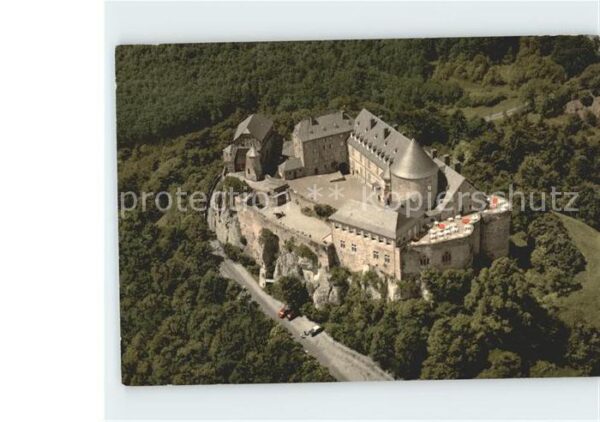 Waldeck Edersee Schloss Fliegeraufnahme