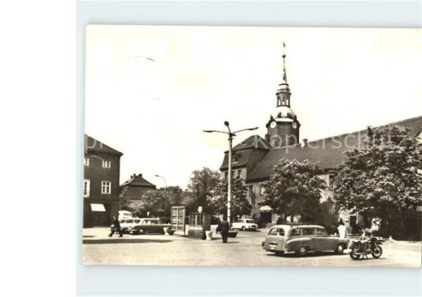 Bad Lausick Marktplatz Kirche Kurbad