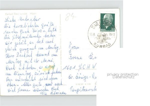 Bad Lausick Marktplatz Kirche Kurbad – Bild 2