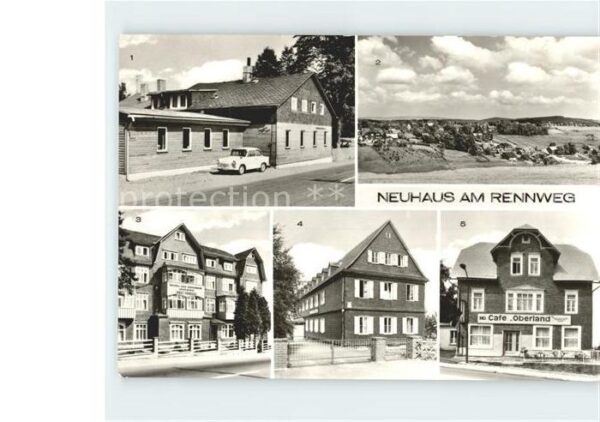 Neuhaus Rennweg Rennsteigbaude Erholungsheim Jugendherb