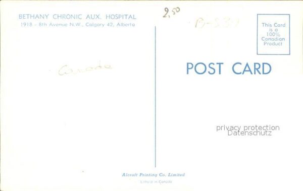 Alberta  Bethany Auxiliary Hospitals – Bild 2