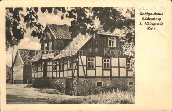 Elbingerode Harz Waldgasthaus Büchenberg