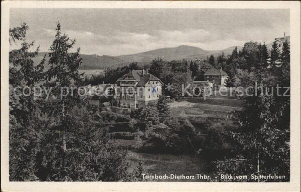 Tambach-Dietharz Blick vom Spitterfelsen