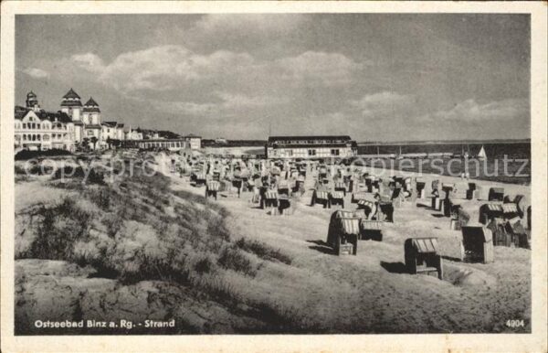 Binz Ruegen Ostseebad Strandleben