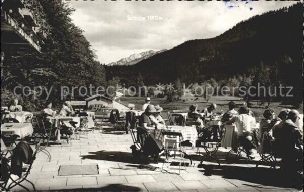 Rottach-Egern Berggasthaus Moni Alm Terrasse