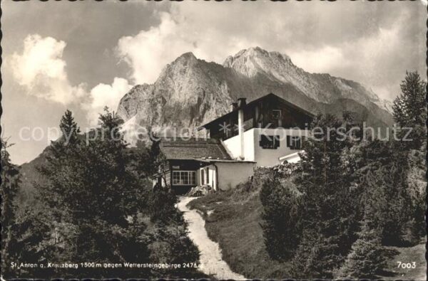St Anton Kranzberg mit Wetterstein