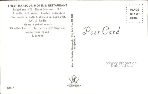 Kanada Sheet Harbour Motel and Restaurant – Bild 2