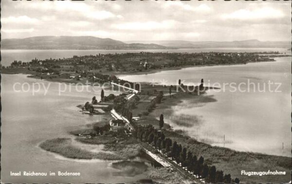 Insel Reichenau Fliegeraufnahme