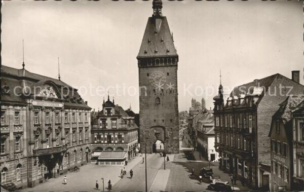 Speyer Rhein Altpörtelplatz Stadttor
