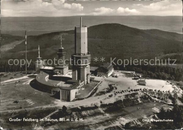 Feldberg Taunus Fliegeraufnahme