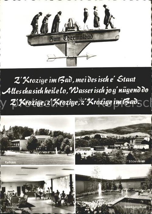 Bad Krozingen Kurhaus Bäderviertel Trinkhalle Bewegun