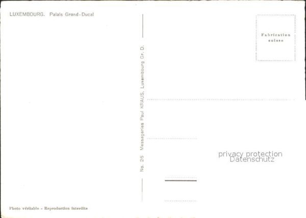 Luxemburg Luxembourg Palais Grand Ducal – Bild 2