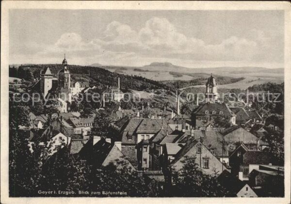 Geyer Blick zum Bärenstein