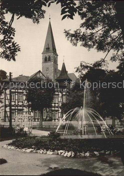 Brotterode Platz der Jugend Fontäne