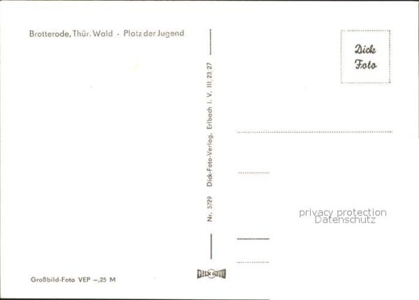 Brotterode Platz der Jugend Fontäne – Bild 2