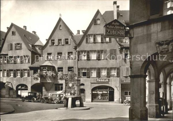 Stuttgart Altstadt Hans im Glück Brunnen Steinstr