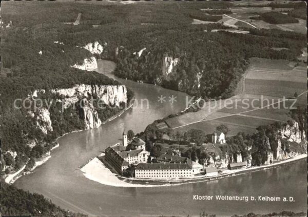 Kelheim Kloster Weltenburg Fliegeraufnahme