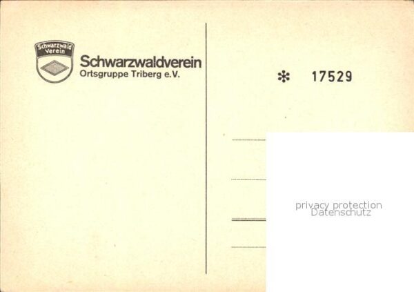Triberg Schwarzwald Stöcklewaldturm mit Rasthaus Zeichnung – Bild 2