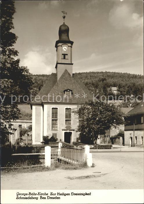 Schmiedeberg  Dippoldiswalde George Bähr Kirche Zur Heiligen Dreiein