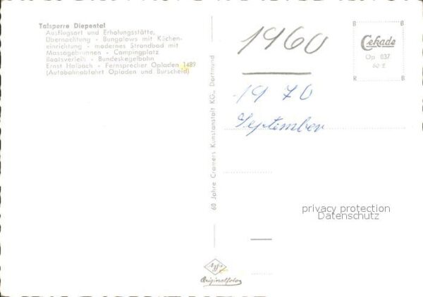 Leichlingen Rheinland Talsperre Diepental Gaststätte – Bild 2