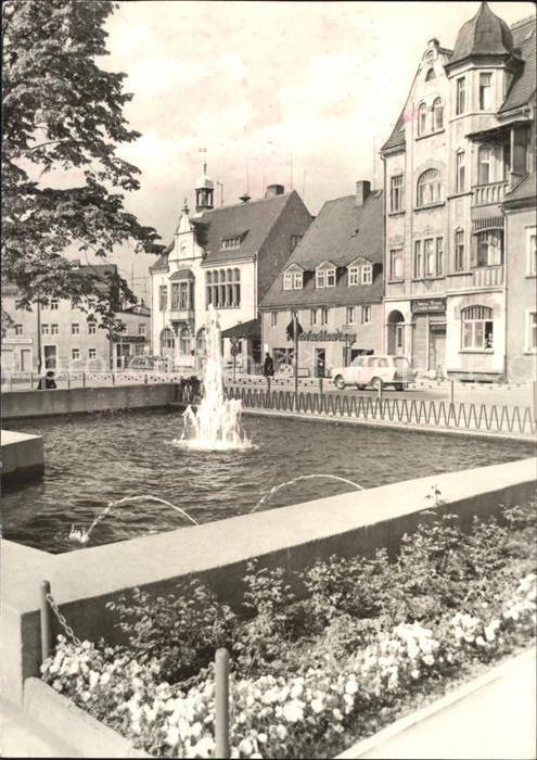 Brand-Erbisdorf Marktplatz Brunnen