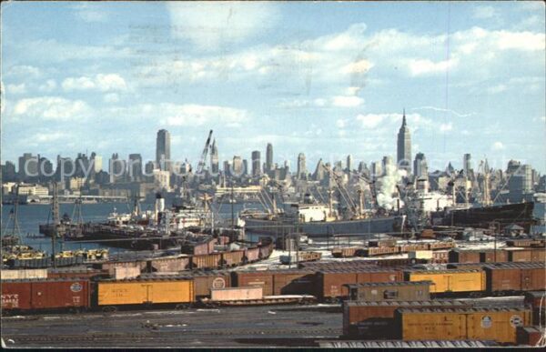 New York City Mid-Manhattan Skyline Hafen Hudson Rive