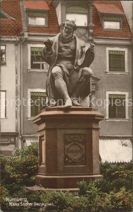 Nuernberg Hans Sachs-Denkmal