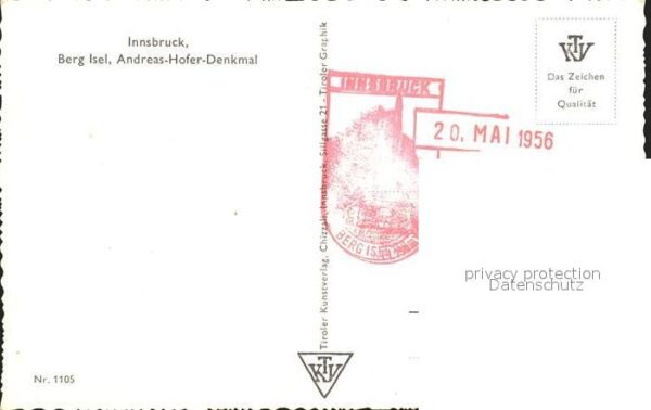 Innsbruck Berg Isel Andreas Hofer-Denkmal – Bild 2