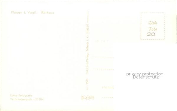 Plauen Vogtland Rathaus – Bild 2