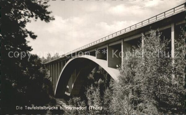 Hermsdorf Thueringen Teufelsthalbrücke