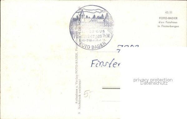 Finsterbergen Blick vom Kurhaus – Bild 2