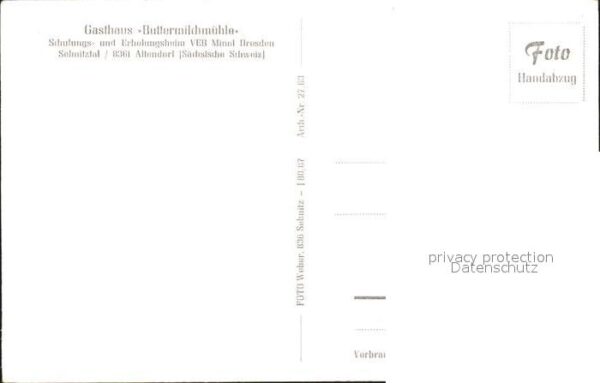 Altendorf Bad Schandau Restaurant Buttermilchmühle – Bild 2