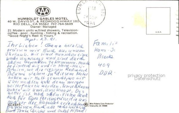 Rio Dell Humboldt Gables Motel – Bild 2