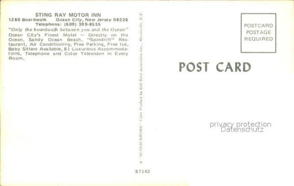 Ocean City New Jersey Sting Ray Motor Inn – Bild 2