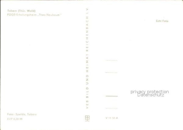 Tabarz Erholungsheim Theo Neubauer – Bild 2