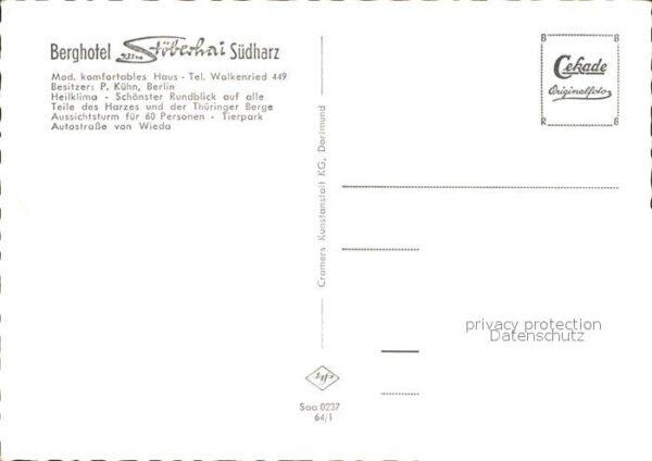 Walkenried Berghotel Stöberhai Wild – Bild 2