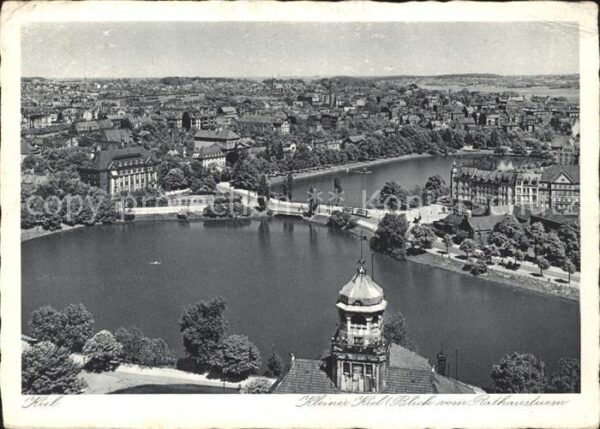 Kiel Blick vom Rathausturm Kleiner Kiel